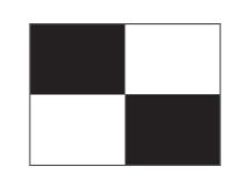 Checkered Pr.green flag Ø 1.3cm&amp;lt;br&amp;gt;Black/white (1 pc)