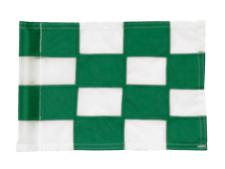 Checkered Pr.green flag Ø 1.0cm&amp;lt;br&amp;gt;Green/white (1 pc) - Anco