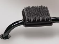 Console mount with brush - Black&amp;lt;br&amp;gt;for cleaning steel spikes